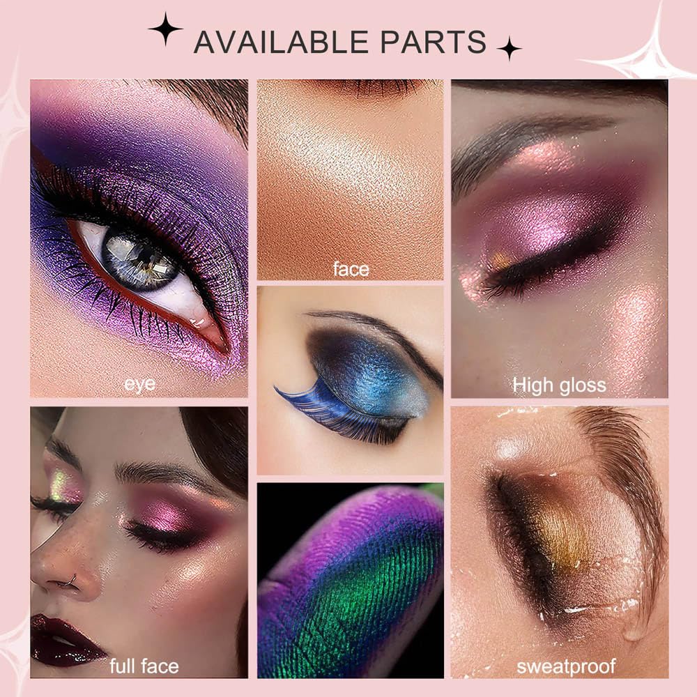 🔥This Week's Special Price：￡7.99!!🔥Double chrome eye shadow-4