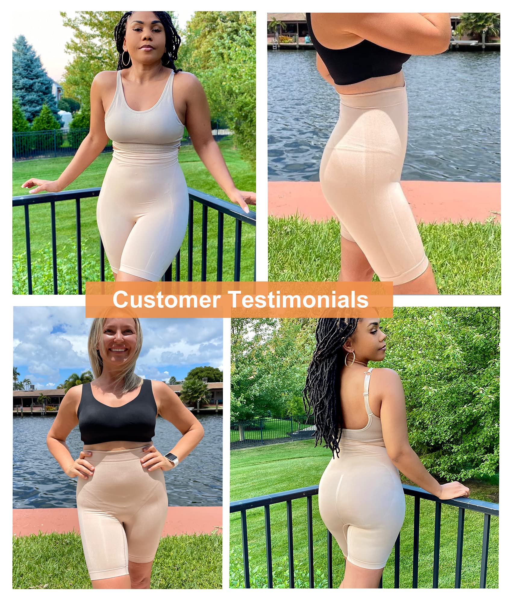 🔥LAST DAY 49% OFF💃High Waisted Tummy Control Shapewear Shorts-10