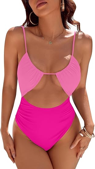 👙Summer Promotion 49% OFF❤️‍🔥Womens One Piece Swimsuit Tummy Control Swimwear-2