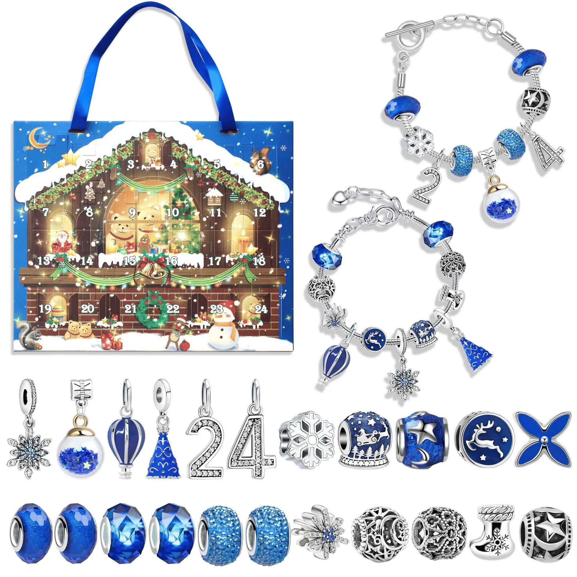 🔥Hot Sale 49% Off🎁24 Pcs DIY Christmas Advent Calendar Bracelets Set-2