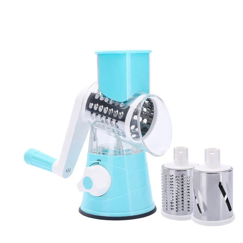 🧑‍🍳Kitchen Artifact - 49%OFF🥳3 in 1 Rotary Cheese Grater Vegetable Slicer-9