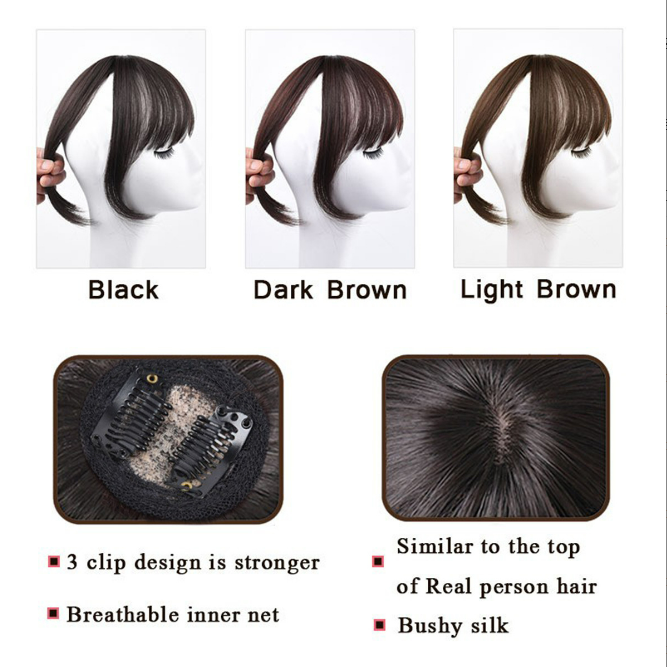 🎁Hot Sale 49% OFF🔥No glue Hairline Toupee For Women (Real hair)-6