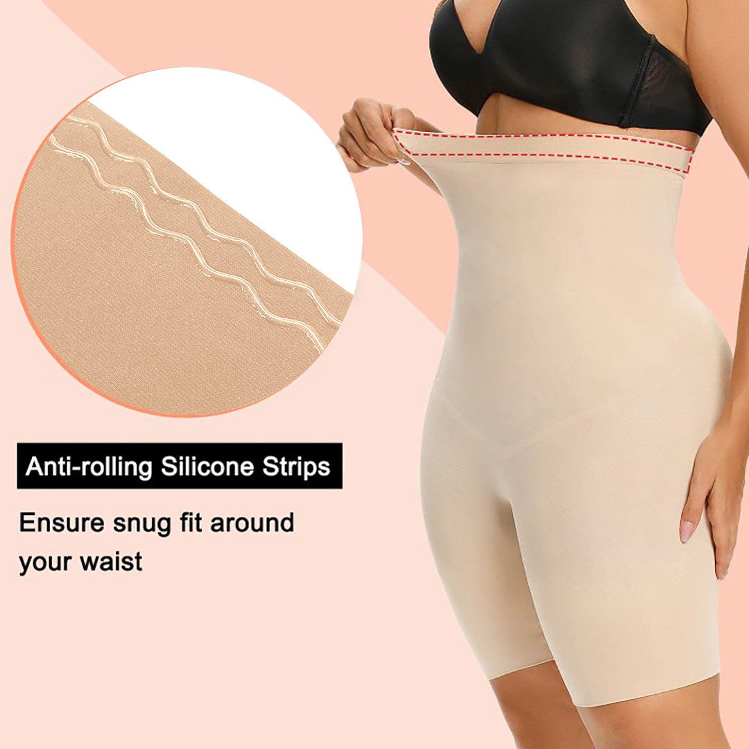 🔥LAST DAY 49% OFF💃High Waisted Tummy Control Shapewear Shorts-4