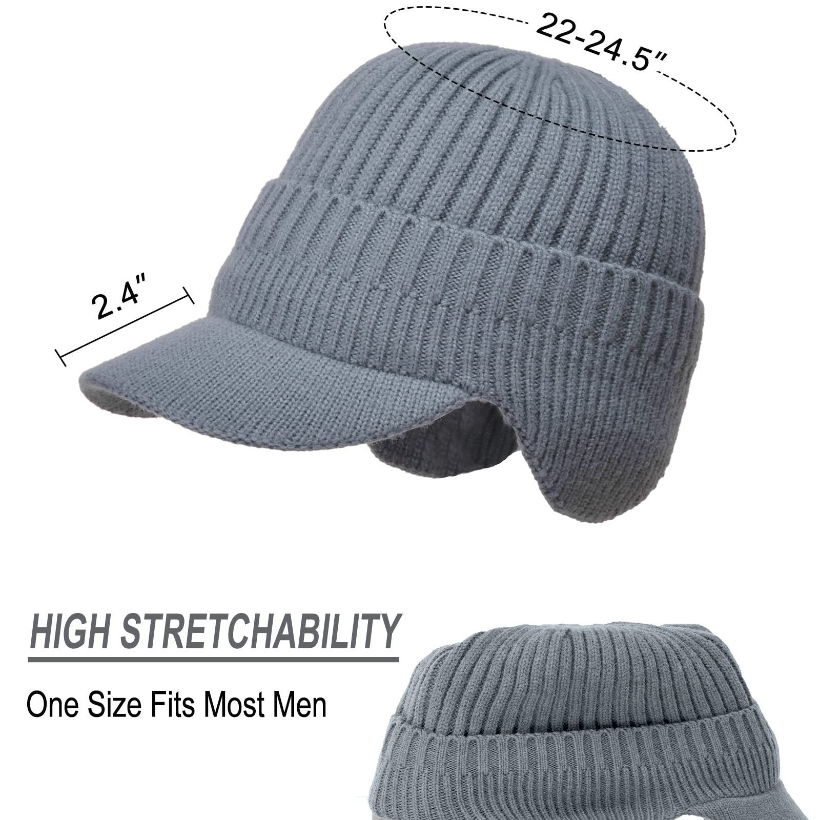 🔥HOT SALE 49% OFF☃️Elastic Warm Ear Protection Knitted Hat-5