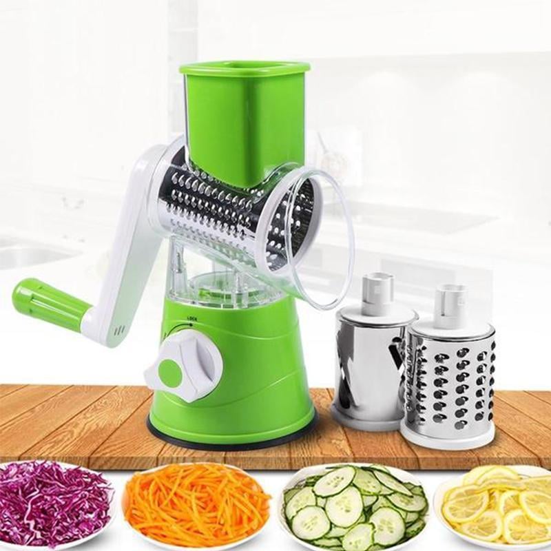 🧑‍🍳Kitchen Artifact - 49%OFF🥳3 in 1 Rotary Cheese Grater Vegetable Slicer-1