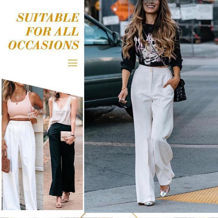 🔥Summer Sale 49% Off💝Women's Casual Wide-Leg Trousers💞💞-3