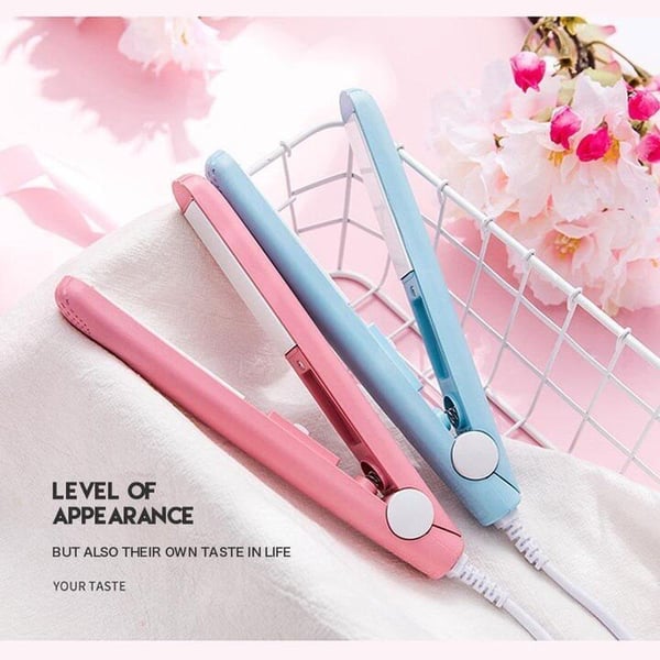 🎁Hot Sale 49% OFF⏳2-in-1 Mini Curling Wand & Flat Iron Hair Straightener-6