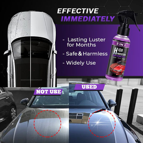 🔥Limited Time Discount 49% OFF❗❗⏰3-IN-1 High Protection Fast Car Coating Spray-1