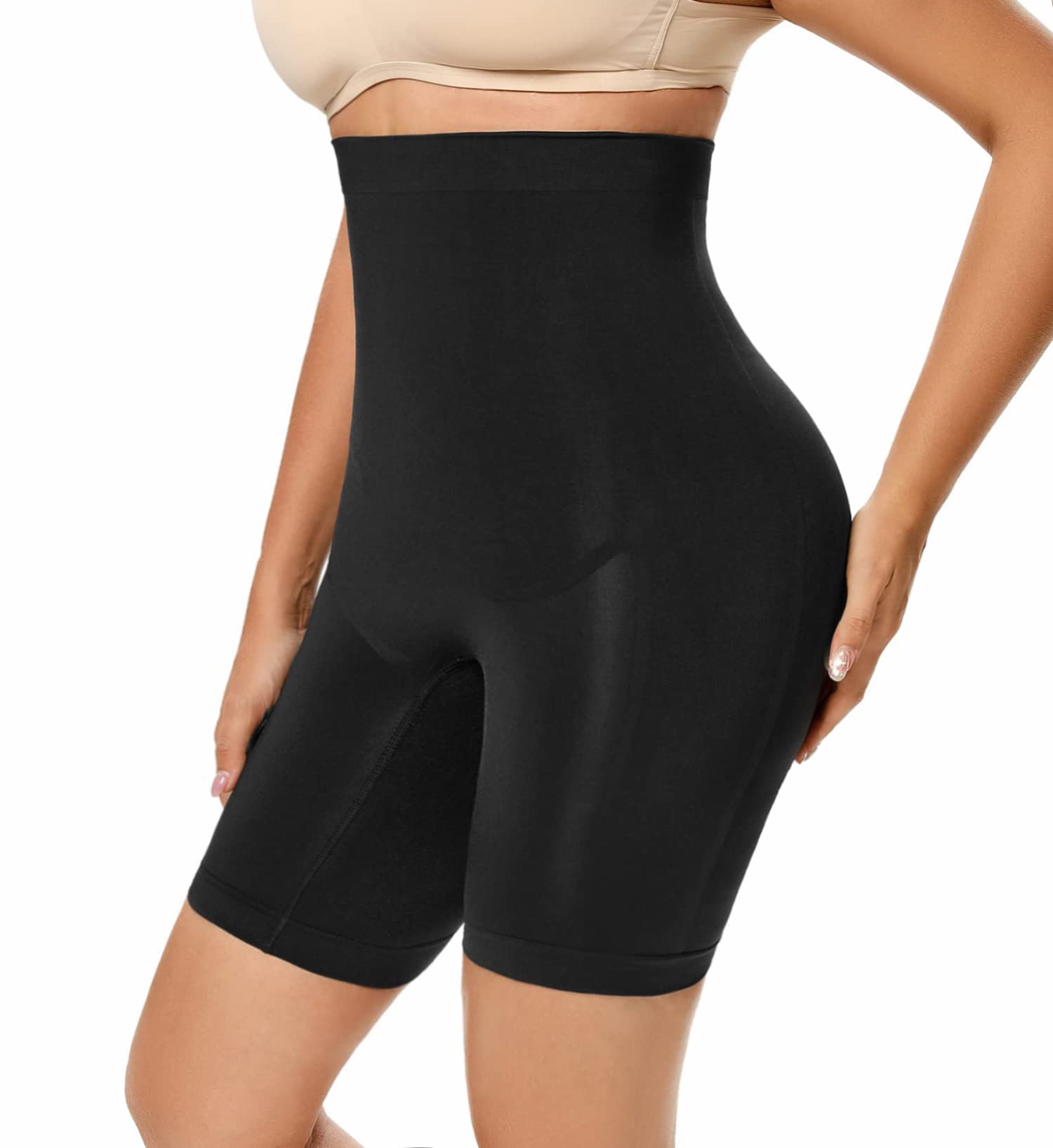 🔥LAST DAY 49% OFF💃High Waisted Tummy Control Shapewear Shorts-12