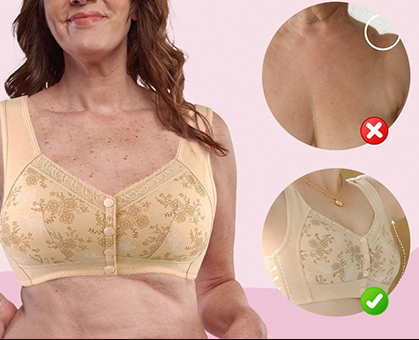 🔥Hot Sales - 49% OFF🥰 Cotton Front Closure Bra!-2