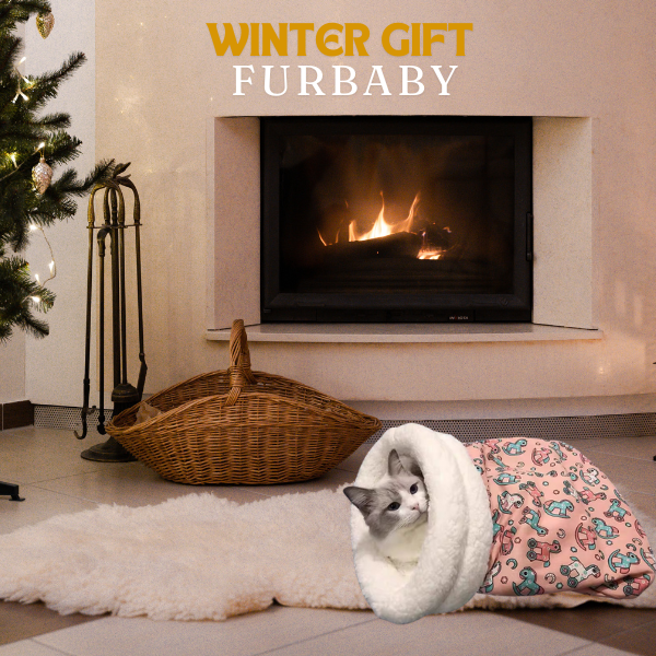 🐱Hot Sale 49% OFF🐱Warm plush thick cat pet sleeping bed-5