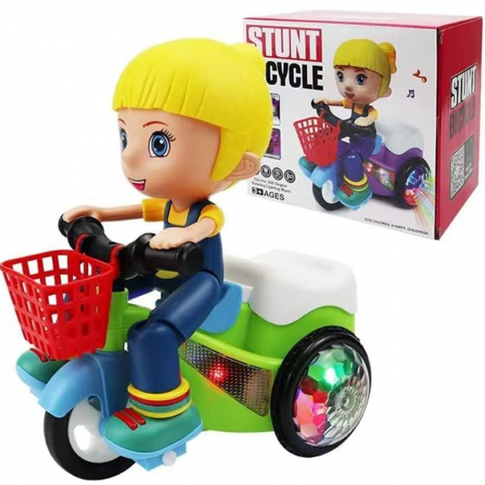 🎁HOT SALE 49% OFF🎁Stunt Tricycle for Kids: Music, Lights, 360° Rotation-3