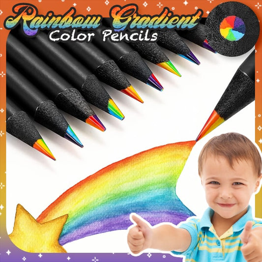 🔥Hot Sale 49% OFF🔥Fun Rainbow Gradient Coloring Pencil