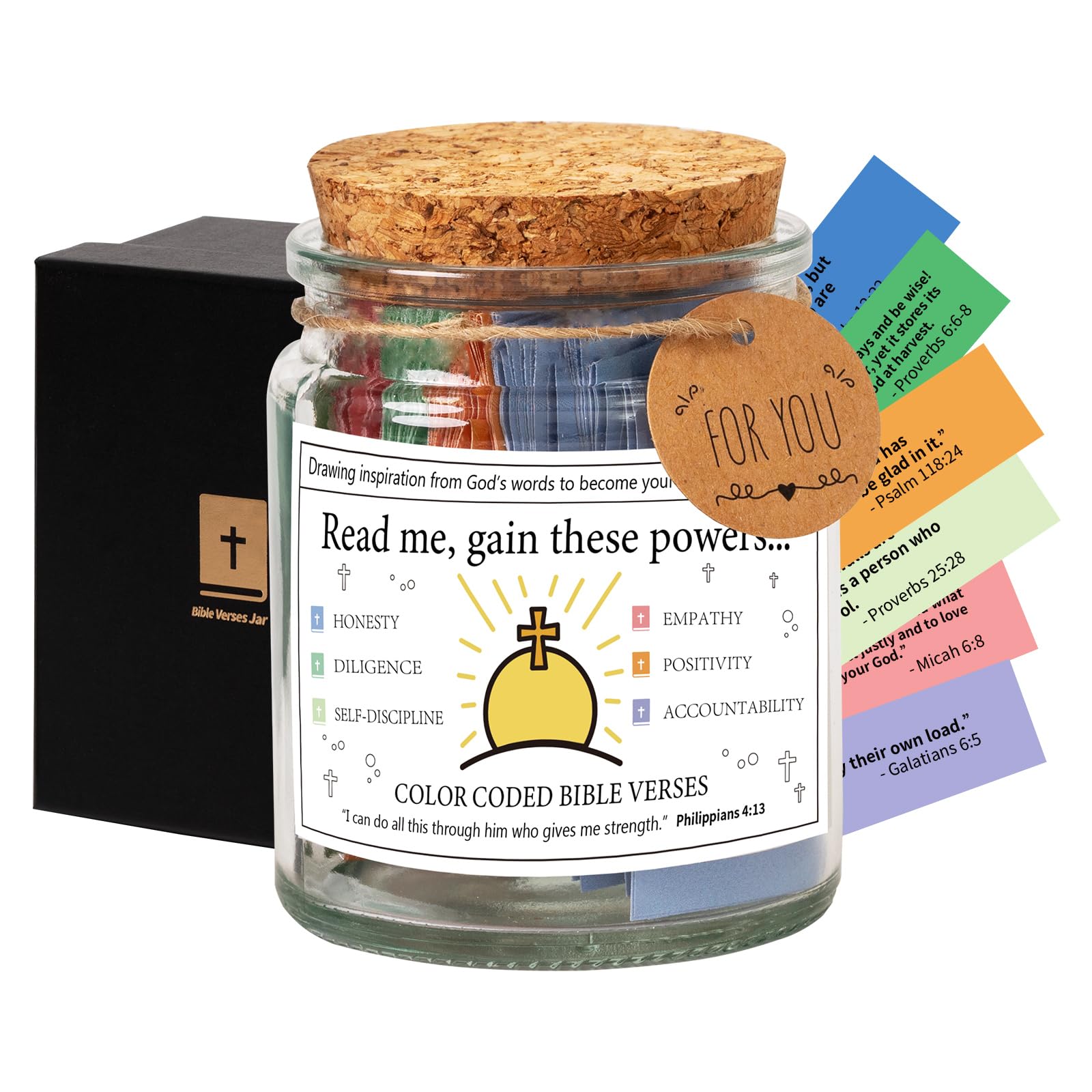 🎅Early Xmas Sale - 49% OFF🎉Inspire Bible Verses in a Jar-7