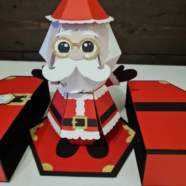 🎅Hot Promotion 49% OFF🤩Pop-up Santa Box Card-7