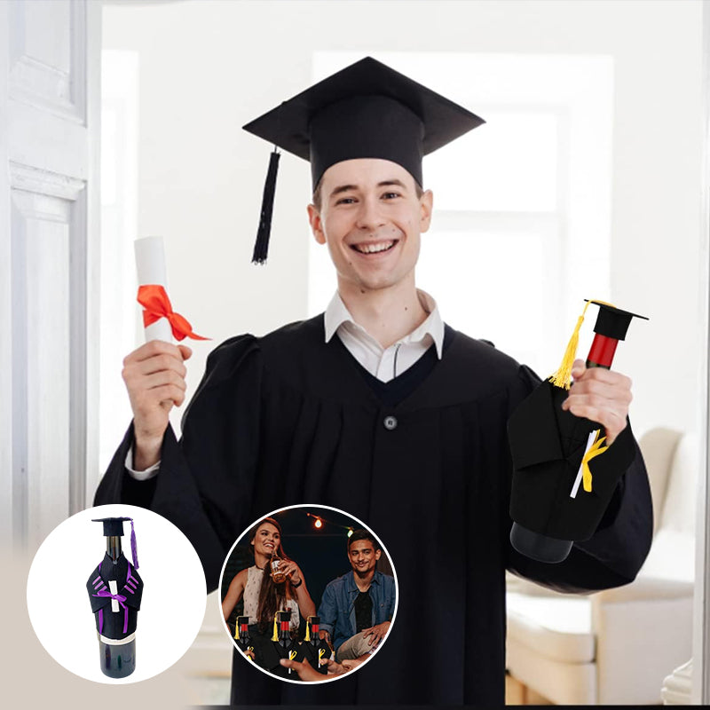 🔥HOT SALE 49% OFF🔥Graduation Cap And Gown Bottle Cover-1