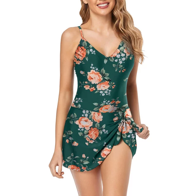 🩱Hot Sale 49% OFF👙Women's Tummy Control Slim Fit Plus Size One Piece Swimsuit-15