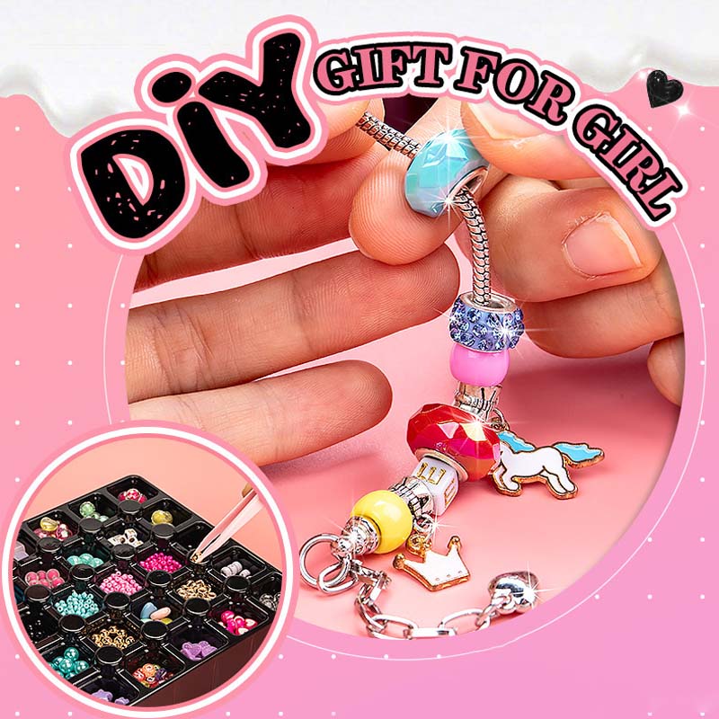 🔥Hot Sale 49% Off🎁Charm Bracelet Jewelry Making Kit-5