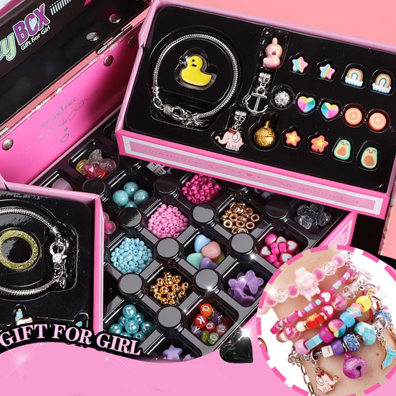 🎄Early Christmas Sale 49% OFF🎁Charm Bracelet Jewelry Making Kit-14