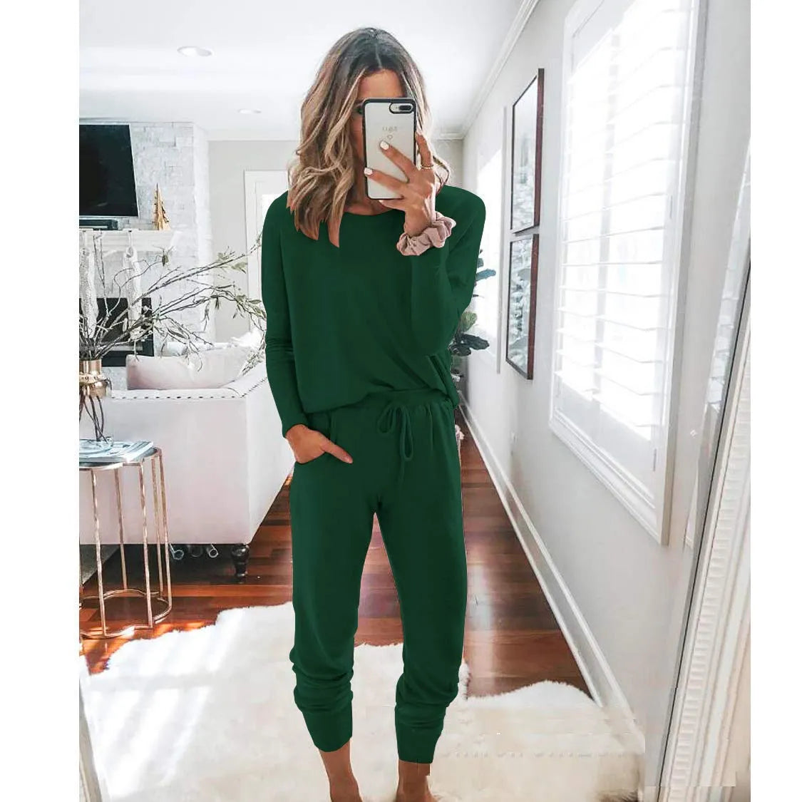 🔥HOT SALE 49% OFF🔥WOMEN'S SWEATSUIT TWO PIECE OUTFIT-10