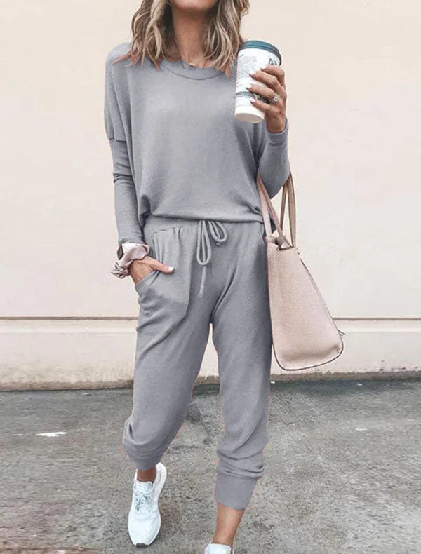 🔥HOT SALE 49% OFF🔥WOMEN'S SWEATSUIT TWO PIECE OUTFIT-16