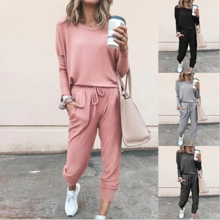 🔥HOT SALE 49% OFF🔥WOMEN'S SWEATSUIT TWO PIECE OUTFIT-3