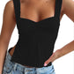 🎁LAST DAY 49% OFF🔥Women’s Sleeveless Slim Crop Tank Top-2