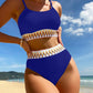 🌊Women Bikini Sets High Waisted Swimsuit  Two Piece Bathing Suits👙-10