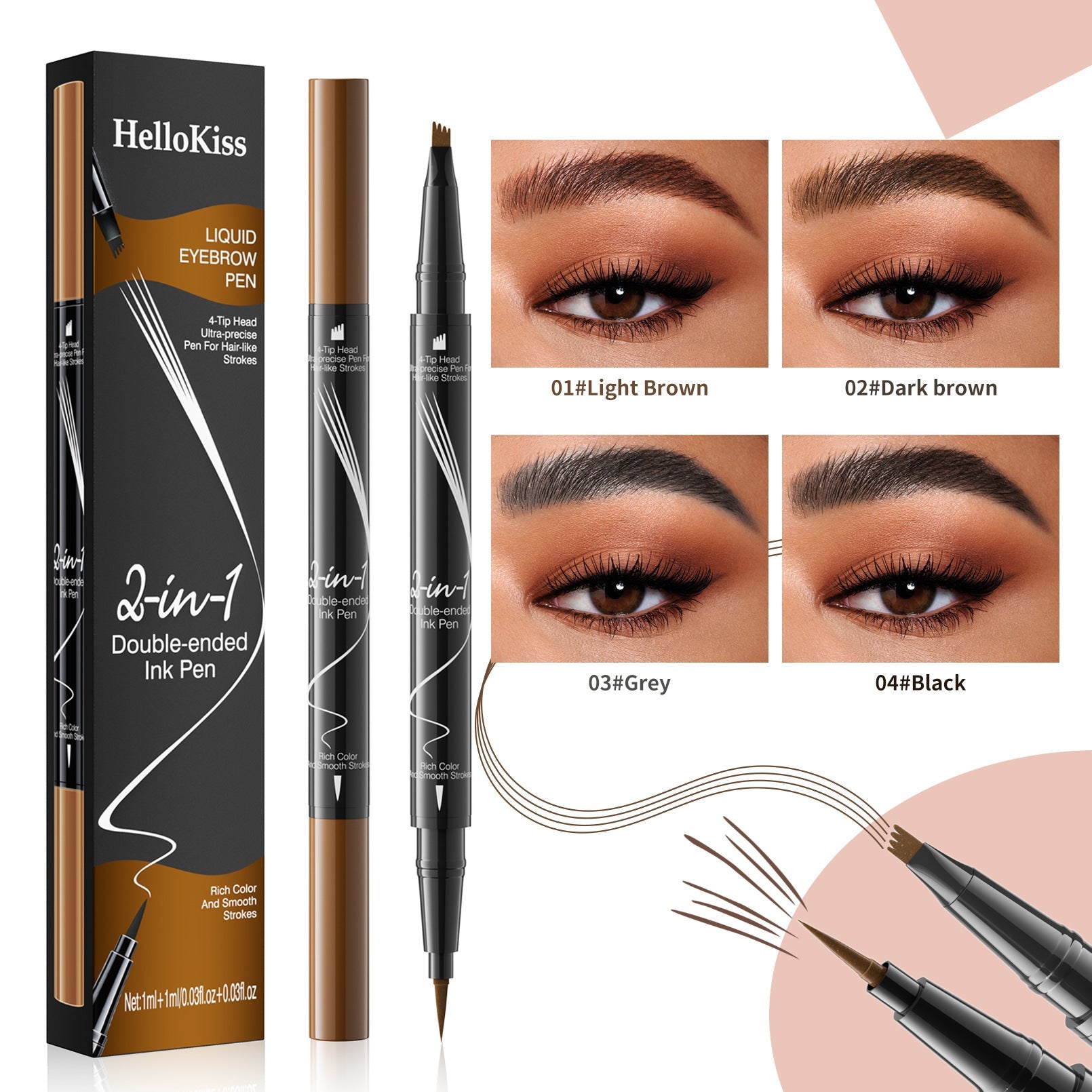 🔥PAY 1 GET 1 FREE(2PCS)🔥Microblading Eyebrow Pencil-10