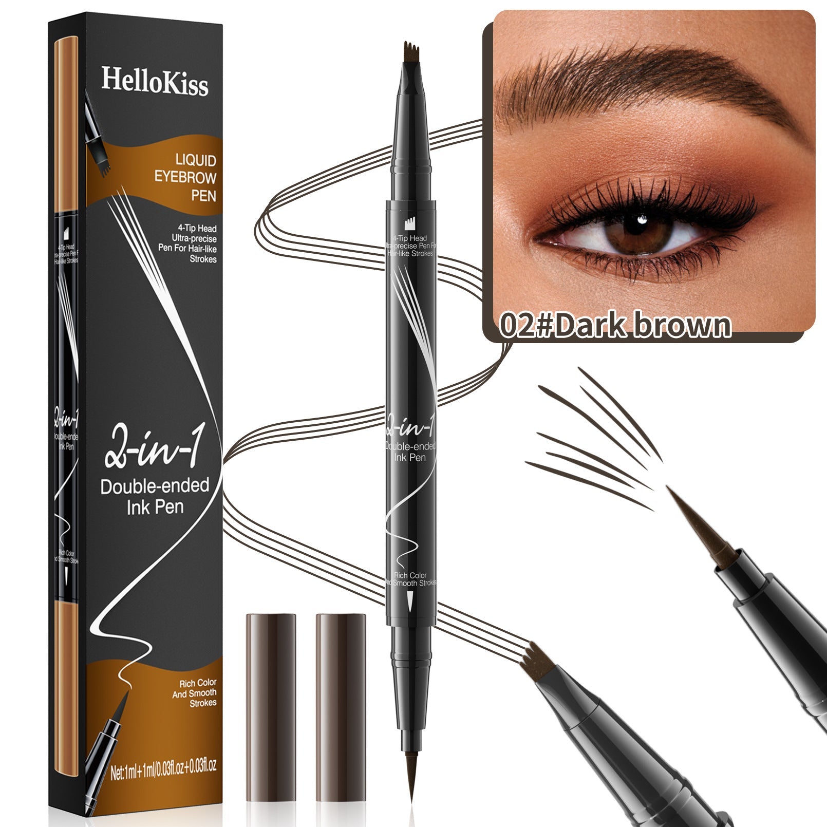 🔥PAY 1 GET 2PCS🔥Microblading Eyebrow Pencil-11