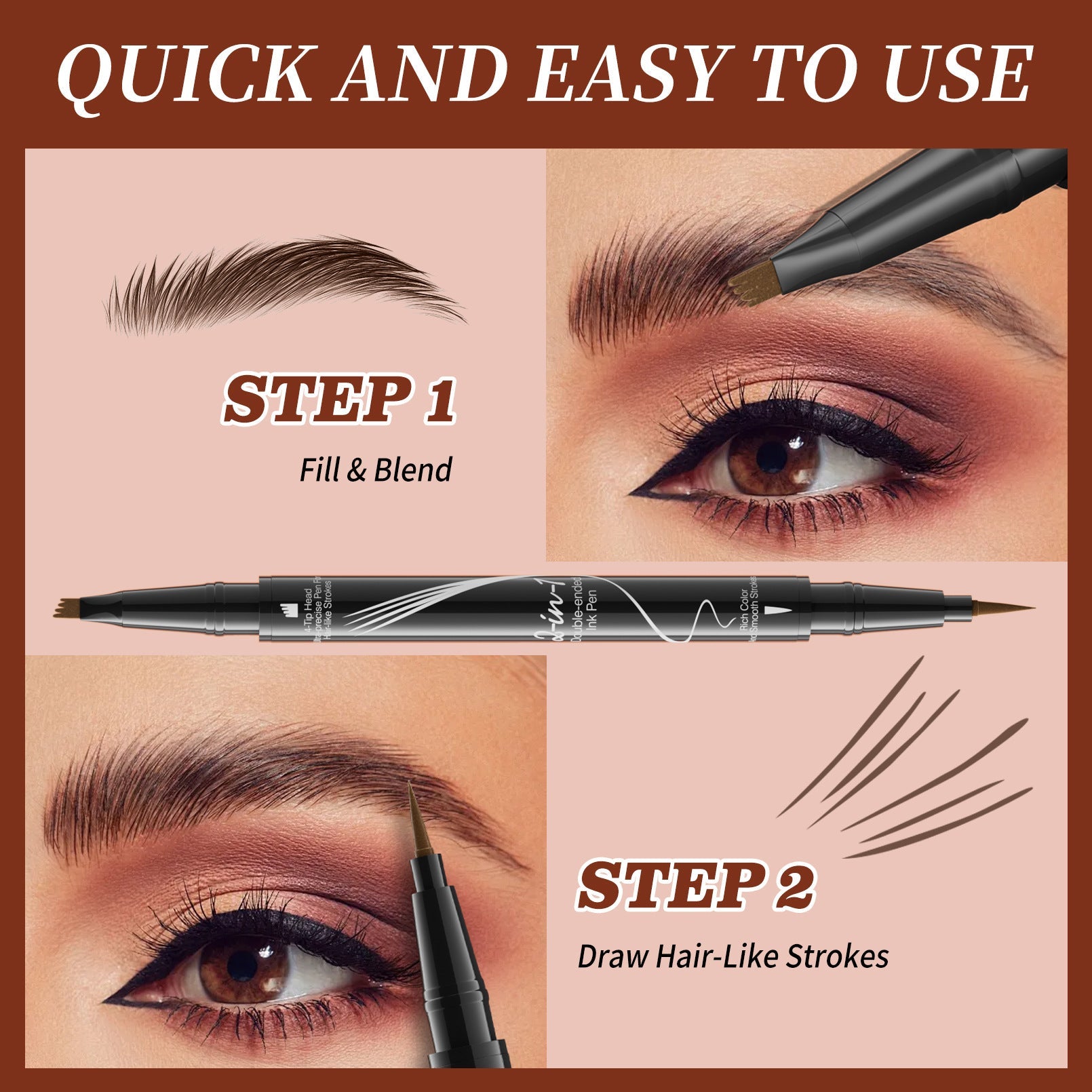 🔥PAY 1 GET 1 FREE(2PCS)🔥Microblading Eyebrow Pencil-1