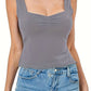 🎁LAST DAY 49% OFF🔥Women’s Sleeveless Slim Crop Tank Top-7