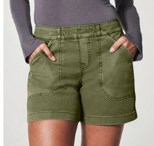 💖Summer Sale 🎁Women's Stretch Twill Shorts-13