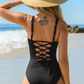 🩱Hot Sale 49% OFF💃Slim & Sculpt Tummy Control Crisscross Back Tie One Piece Swimsuits-7