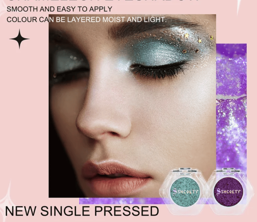 🔥This Week's Special Price：￡7.99!!🔥Double chrome eye shadow-1