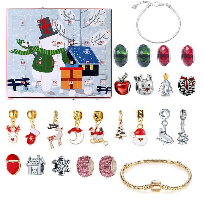 🔥Hot Sale 49% Off🎁24 Pcs DIY Christmas Advent Calendar Bracelets Set-13