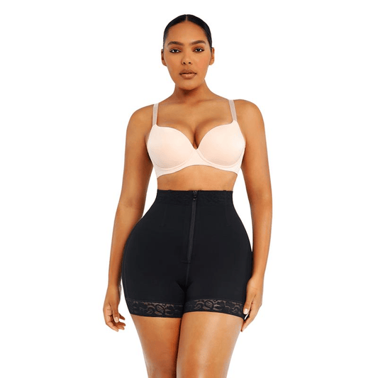 💃HOT SALE 49% OFF💞Lace Steel Boned Butt Enhancer Shorts Shapewear