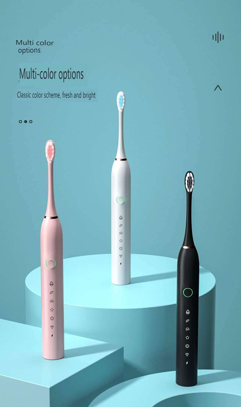 🔥Summer Promotion 49% OFF - Portable Adult Sonic Electric Toothbrush-6