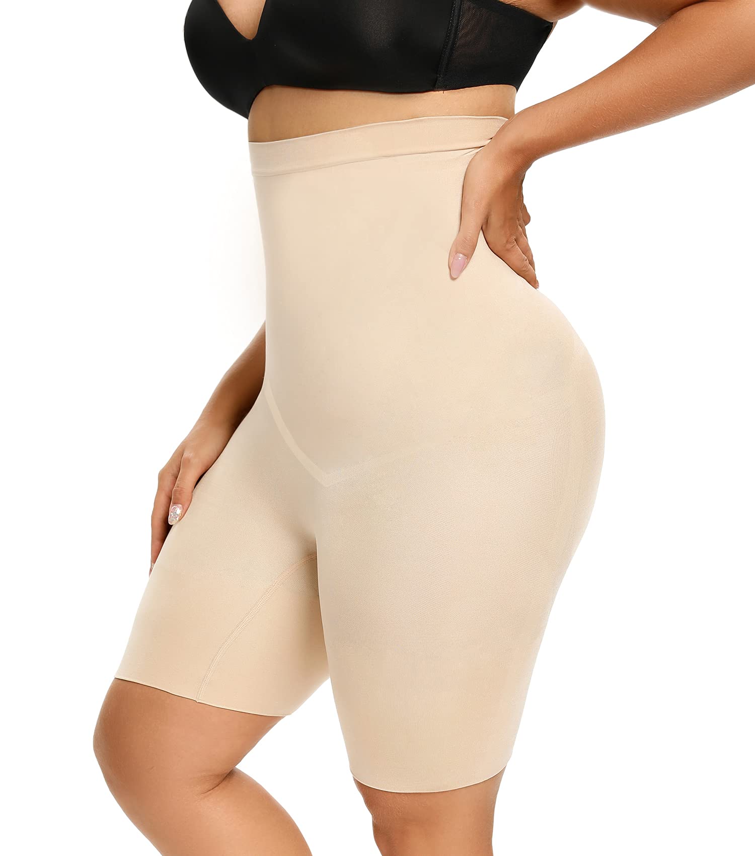 🔥LAST DAY 49% OFF💃High Waisted Tummy Control Shapewear Shorts-13