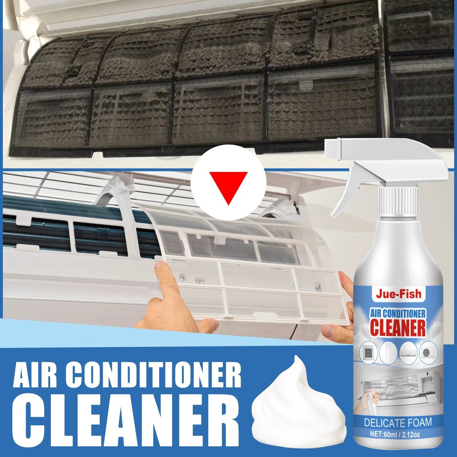 🔥Last Day Promotion 49% OFF🏠Air Conditioner Cleaner