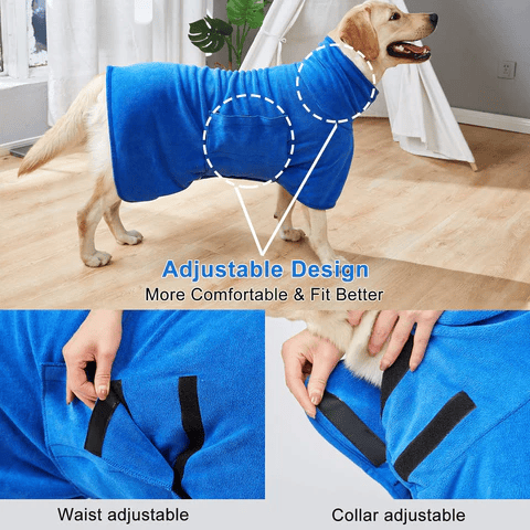 🐶😺HOT SALE 49% OFF🔥Super Absorbent Pet Bathrobe-3