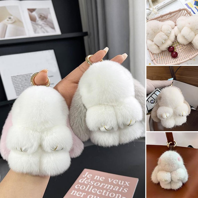 💕Hot Sale 49% Off🐰 Handmade Soft Bunny PomPom Charms（🎁Boxed Edition）-3