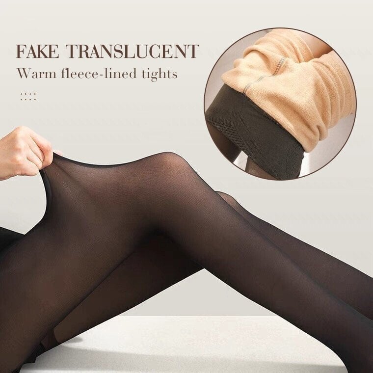 🔥Hot Sale 49% OFF🔥Translucent Fleece Lined Tights-25