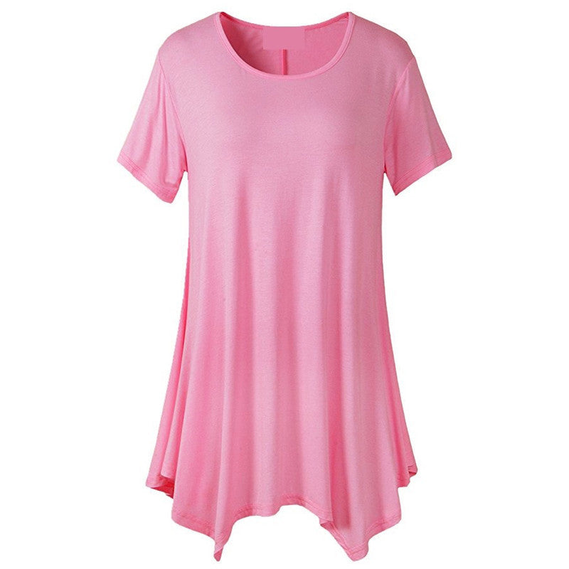 🔥SUMMER SALE 49% OFF🔥Women's Loose Comfortable Mid-length Short-sleeved T-shirt-3