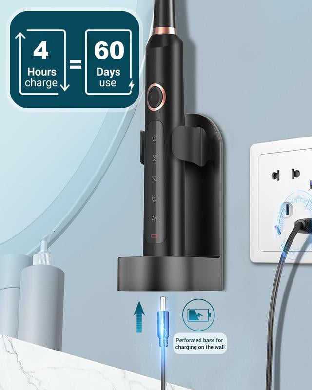 🔥Summer Promotion 49% OFF - Portable Adult Sonic Electric Toothbrush-4