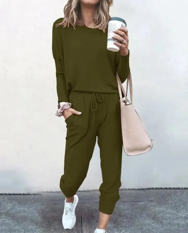 🔥HOT SALE 49% OFF🔥WOMEN'S SWEATSUIT TWO PIECE OUTFIT-9