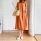 🔥Summer Hot Sale 49%Off👗Loose Cotton And Linen Dress😍✨-6