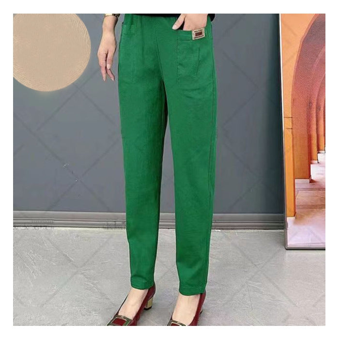 💝Hot sale 49% off💝Women's Elastic Waist Cotton Pants-9