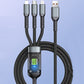 💥Limited time 49% off⚡Transparent Luminous 3-in-1 Super Fast Charging Cable-1
