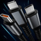 💥Limited time 49% off⚡Transparent Luminous 3-in-1 Super Fast Charging Cable-3